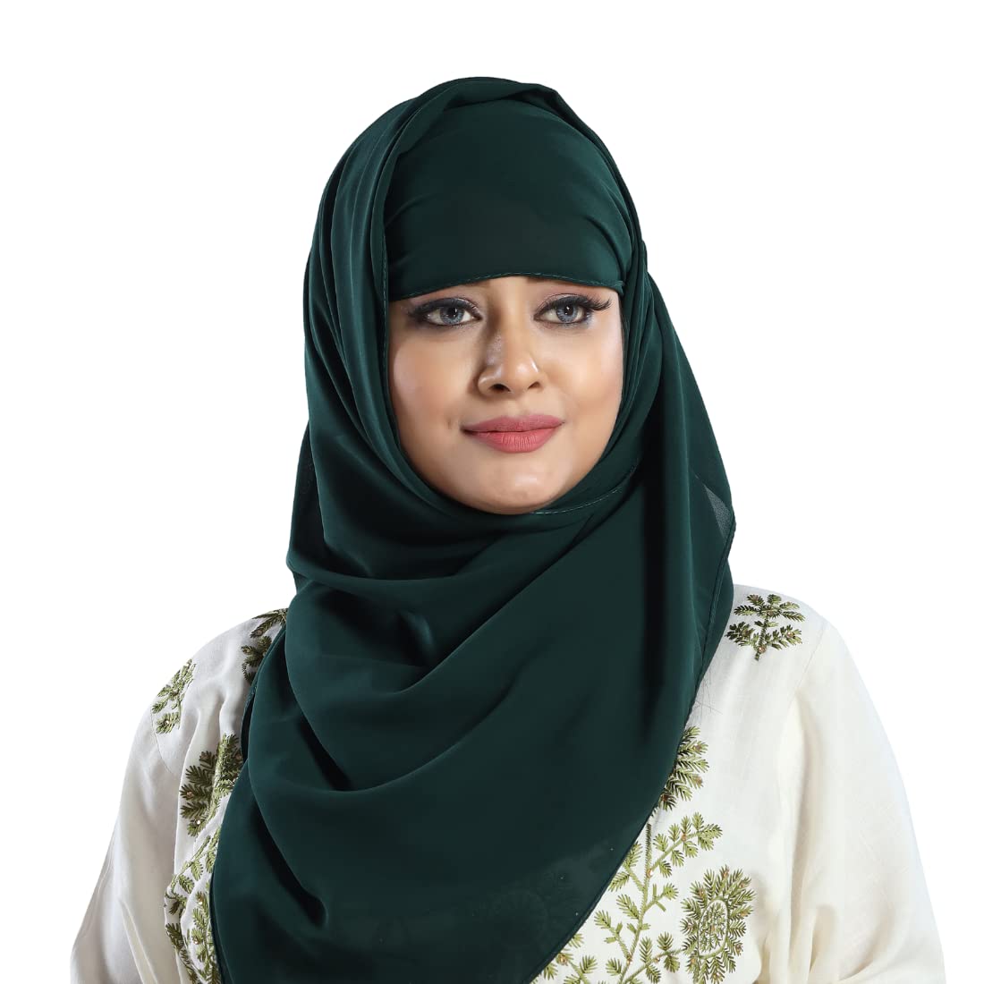 Women's Georgette Designed Stylish Polycotton Feel Good Fabric Jersey Scarf Ladies Wrap Large Hijab-picture-28