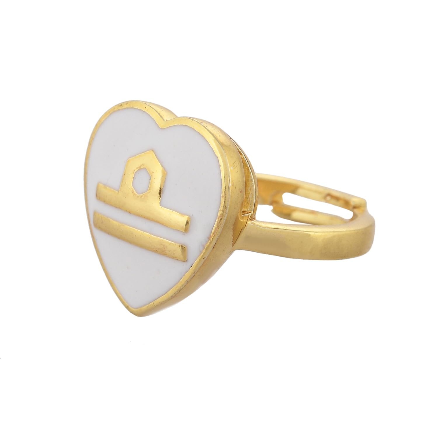 VOYLLA Zodiac Libra Enamel Ring|Zodiac Sign|Everyday Ring|Gift For Sister|Gift For Her|Rings For Women (B0D9HLC58Q) Amazon Price History, Amazon Price Tracker