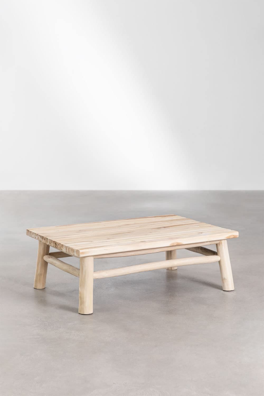 SKLUM Table Basse Rectangulaire en Bois de Teck (120x80 cm) Narel -