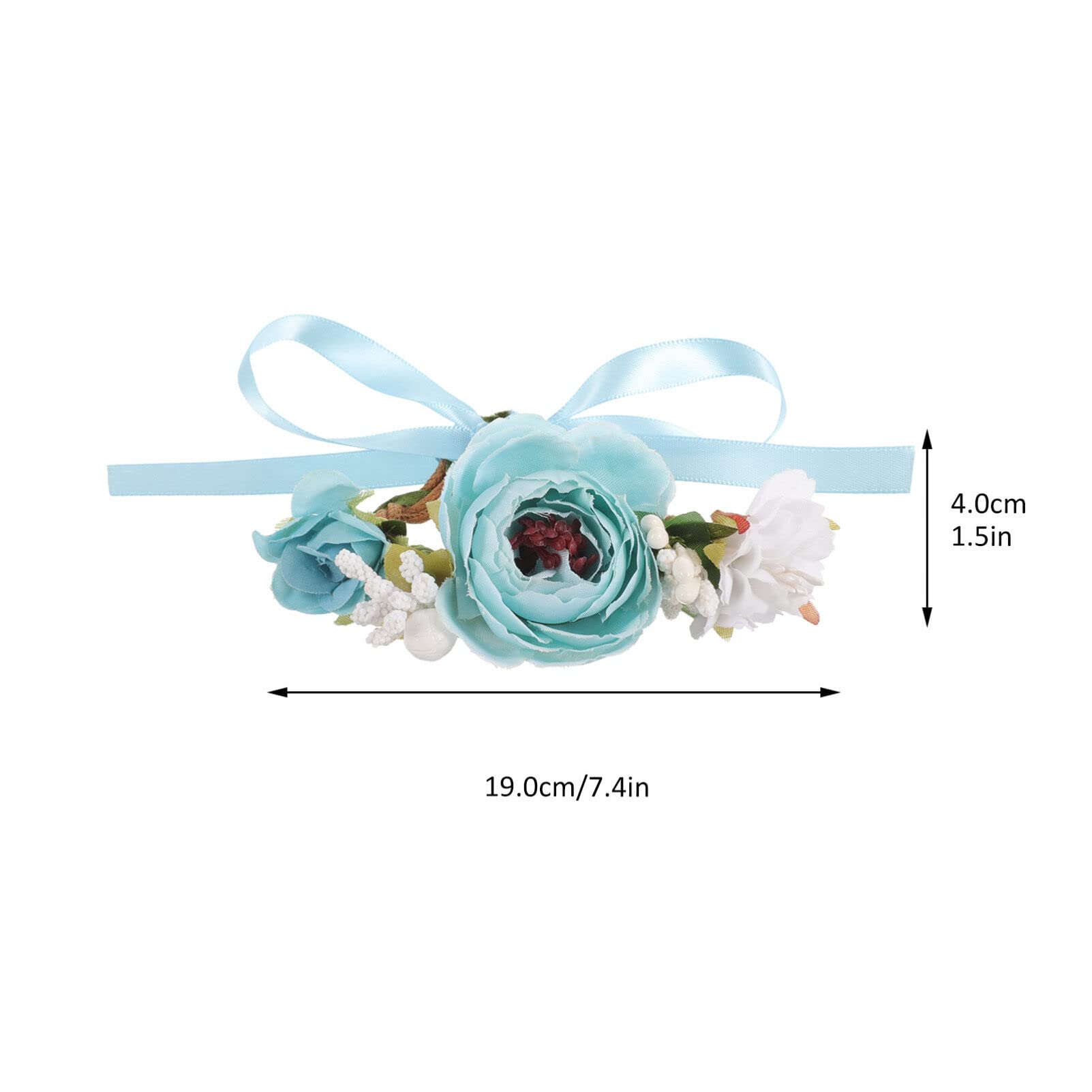 POPETPOP 5pezzi Collarper Gatti e Cani Con Fiori Decorativi Collare Leggero e Traspirantper Eventi Festivi Adatto Matrimonio e Compleanni Design Elegante Per Animali Domestici