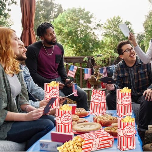 Image of 900 Pcs Popcorn Bags, 1 Oz Paper Popcorn Bag Individual Servings Bulk for Pop corn Machine Accessories Supplies Movie Nights Cinema Kitchen Supplies