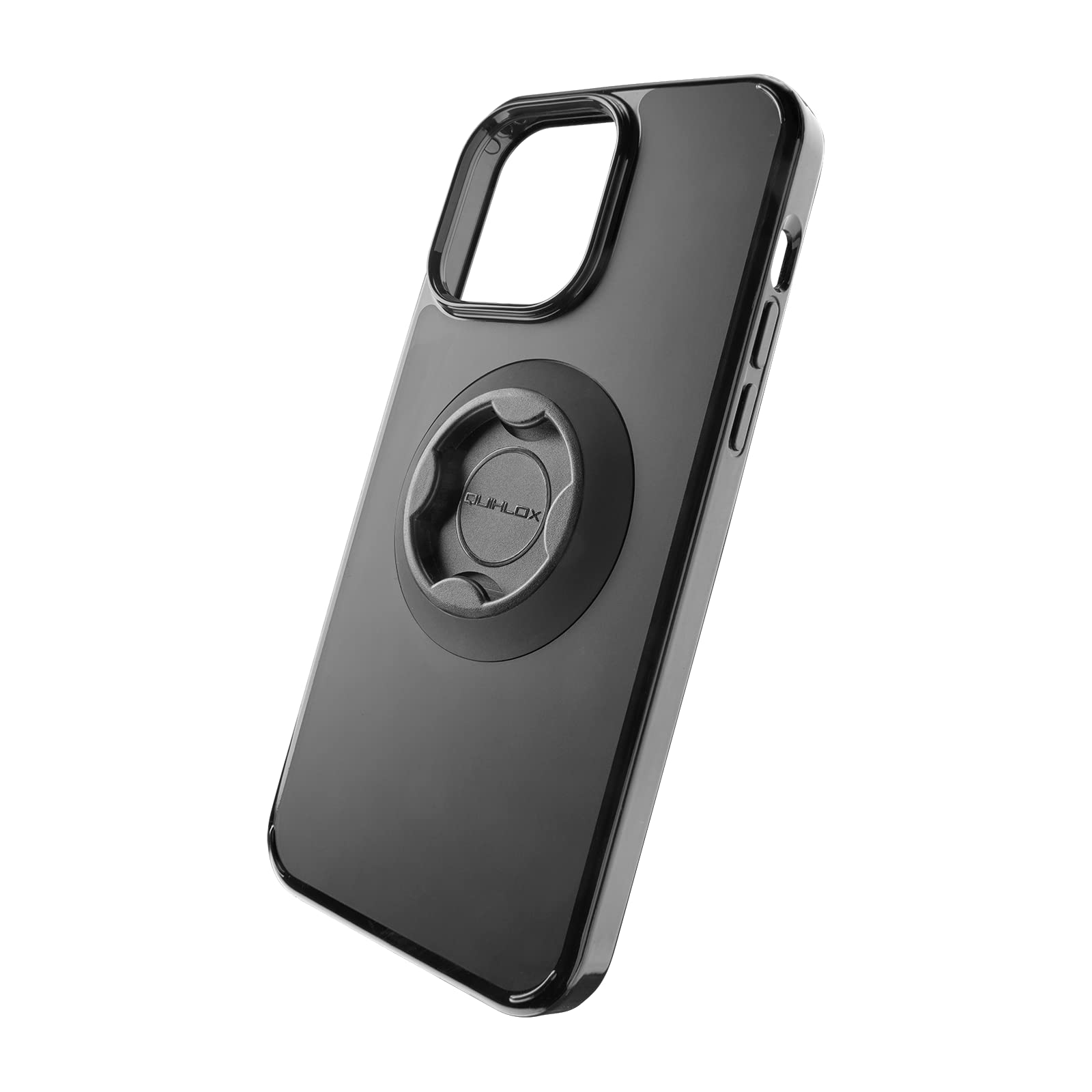 INTERPHONE - Quiklox modular system - Motorcycle holder support - Dedicated Custody Cover iPhone 13 Pro Max For Handburst or Quiklox mirror - Quick release attachment