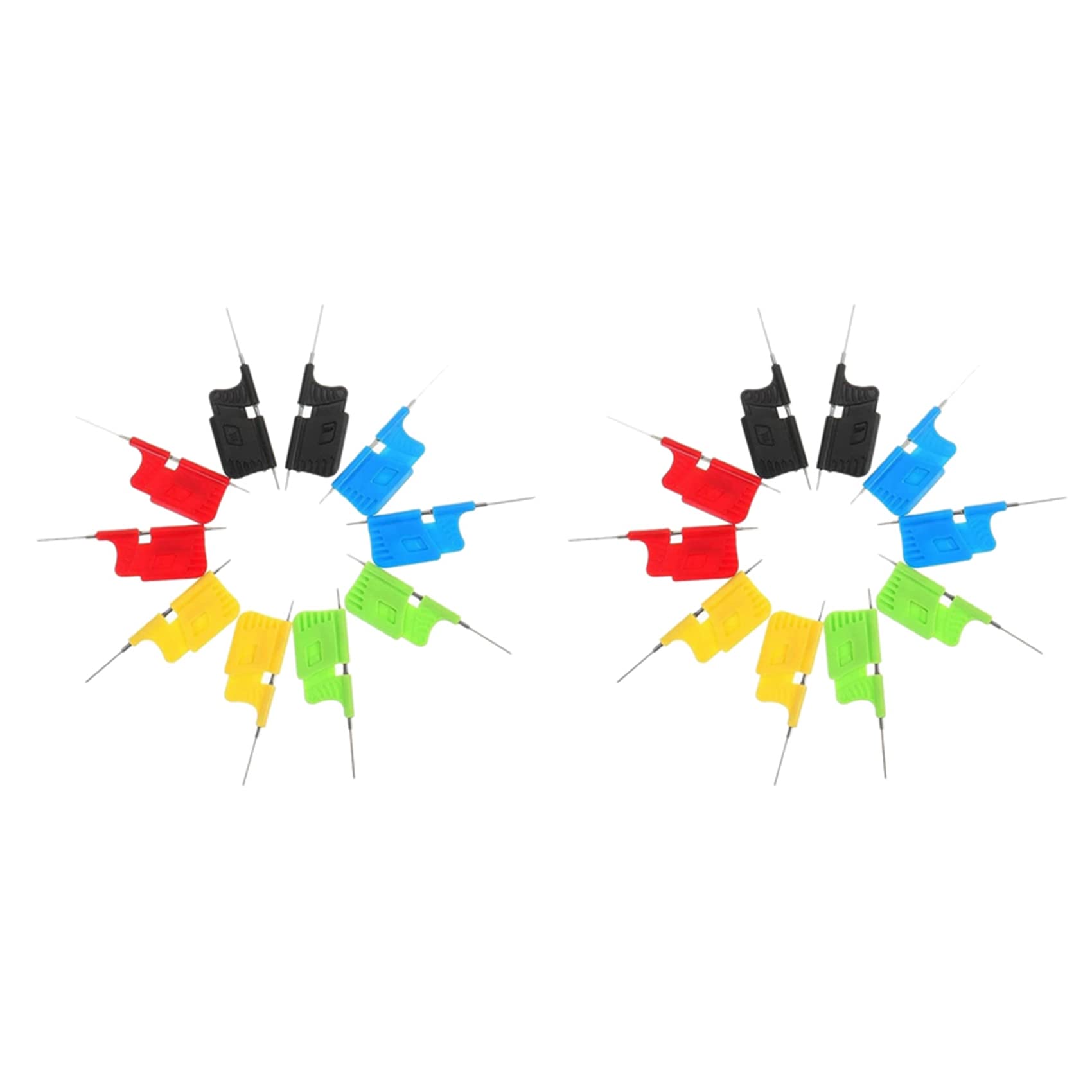 Jnchdghwa Color Mixing 20Pcs Sdk08 Test Clip Smd Ic Test Hook Clips For Electrical Testing Ultra Small Clip Test Chip