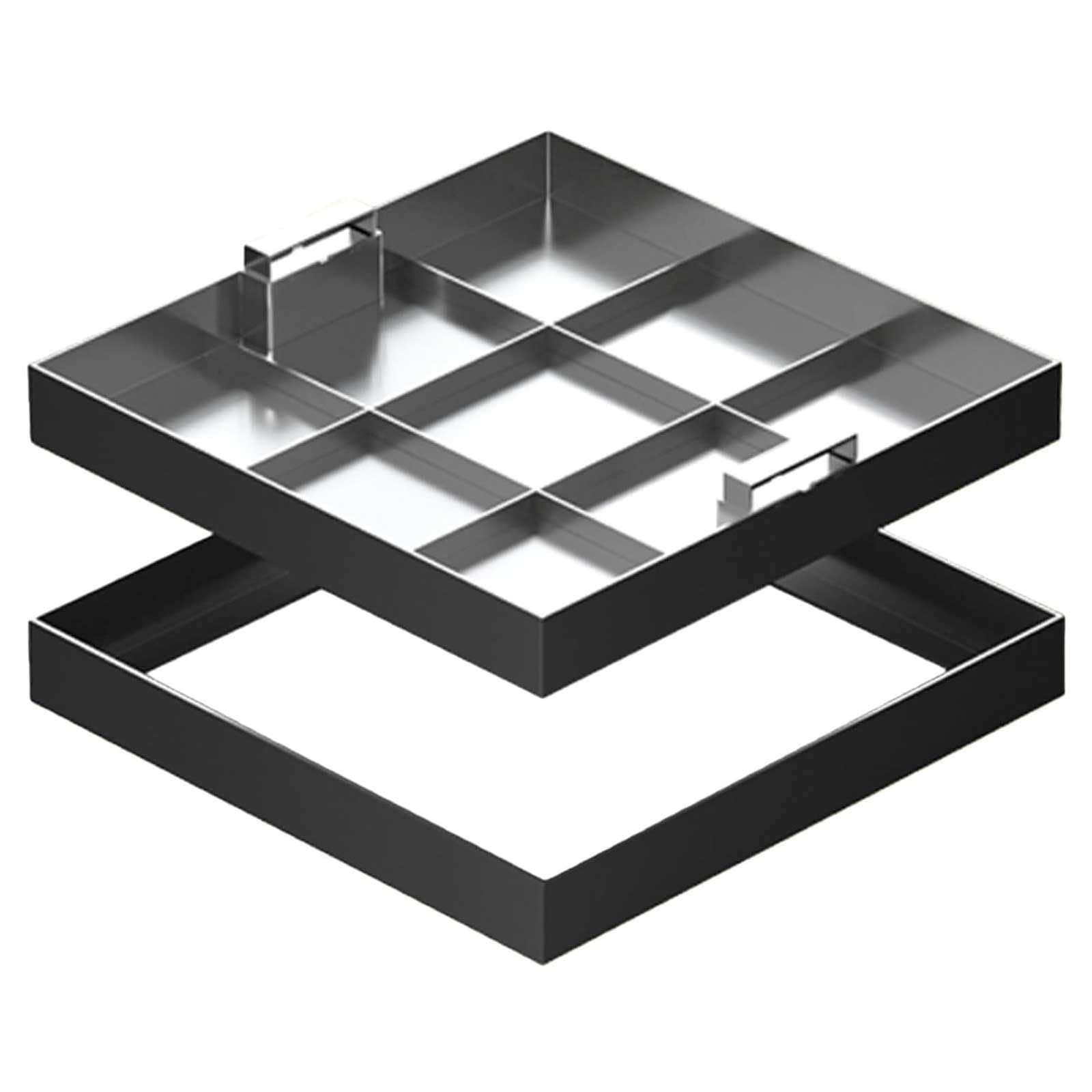 Couvercle de regard en acier inoxydable 304 de qualité supérieure 70x70