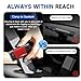 MightY Bear Car Window Breaker Seatbelt Cutter, 2-in-1 Car Emergency Tool, Underwater Glass Breaker for Traffic Accidents and Family Rescue - Red