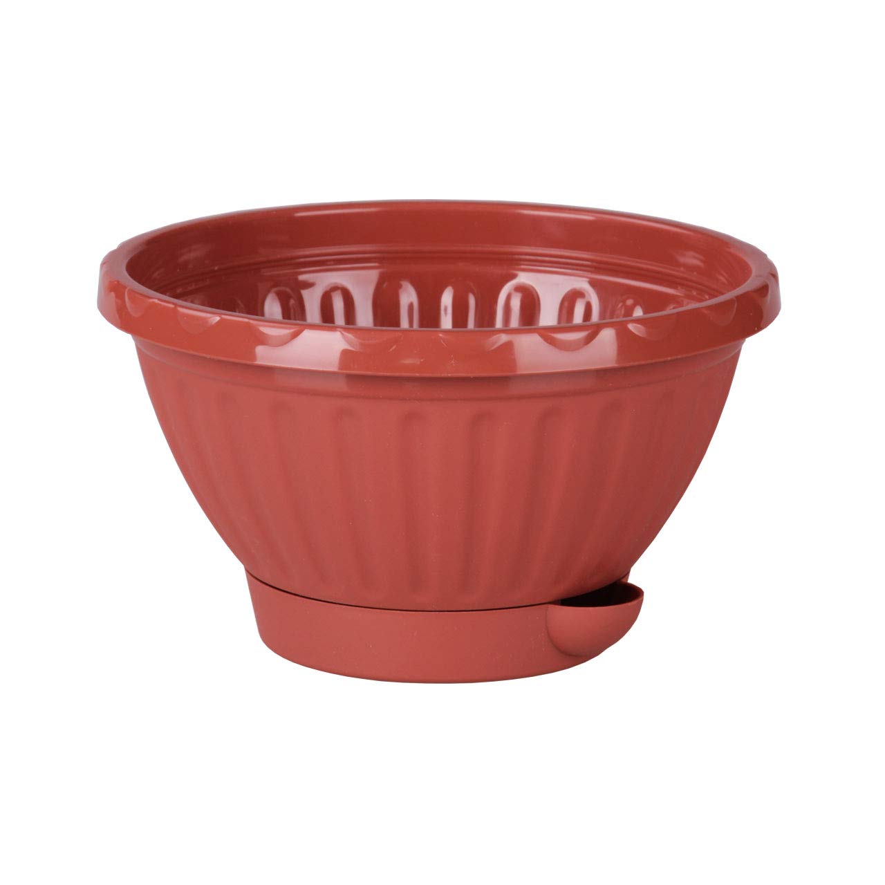 4BIG.fun Vaso Per Piante In Plastica | 5.5 Litri | Diametro 23cm Altezza 21cm | Per Terrazzo E Giardino