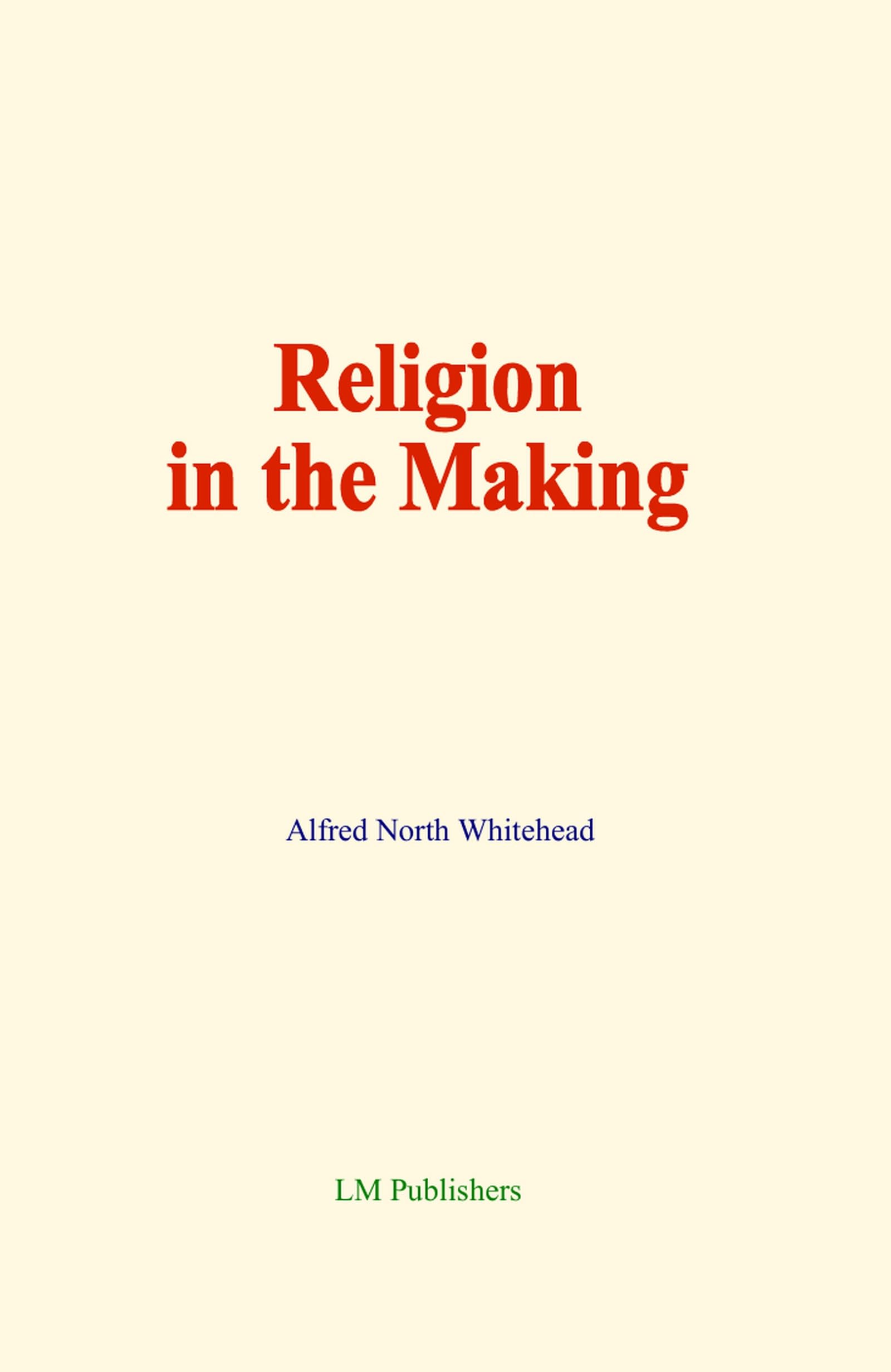 Religion in the Making