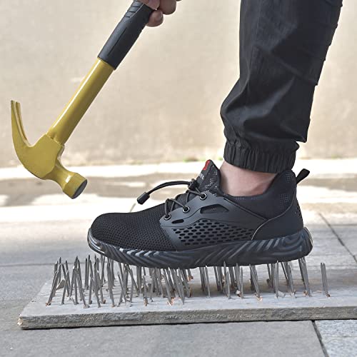 Image of SUADEX Steel Toe Shoes for Men Women Indestructible Work Safety Sneakers