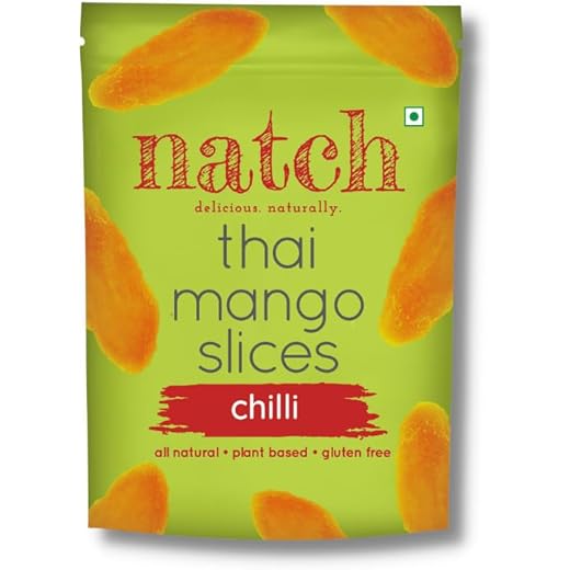 Natch Dried Thai Mango Slices Chilli 150gm