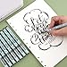WRITECH Liquid Fineliner Pens Black Precision Multiliner Micro Pen 9 Pack, Quick Dry Waterproof Pigment Ink Drawing Pen for Journaling Planning Hand Lettering Illustration Sketching Calligraphy