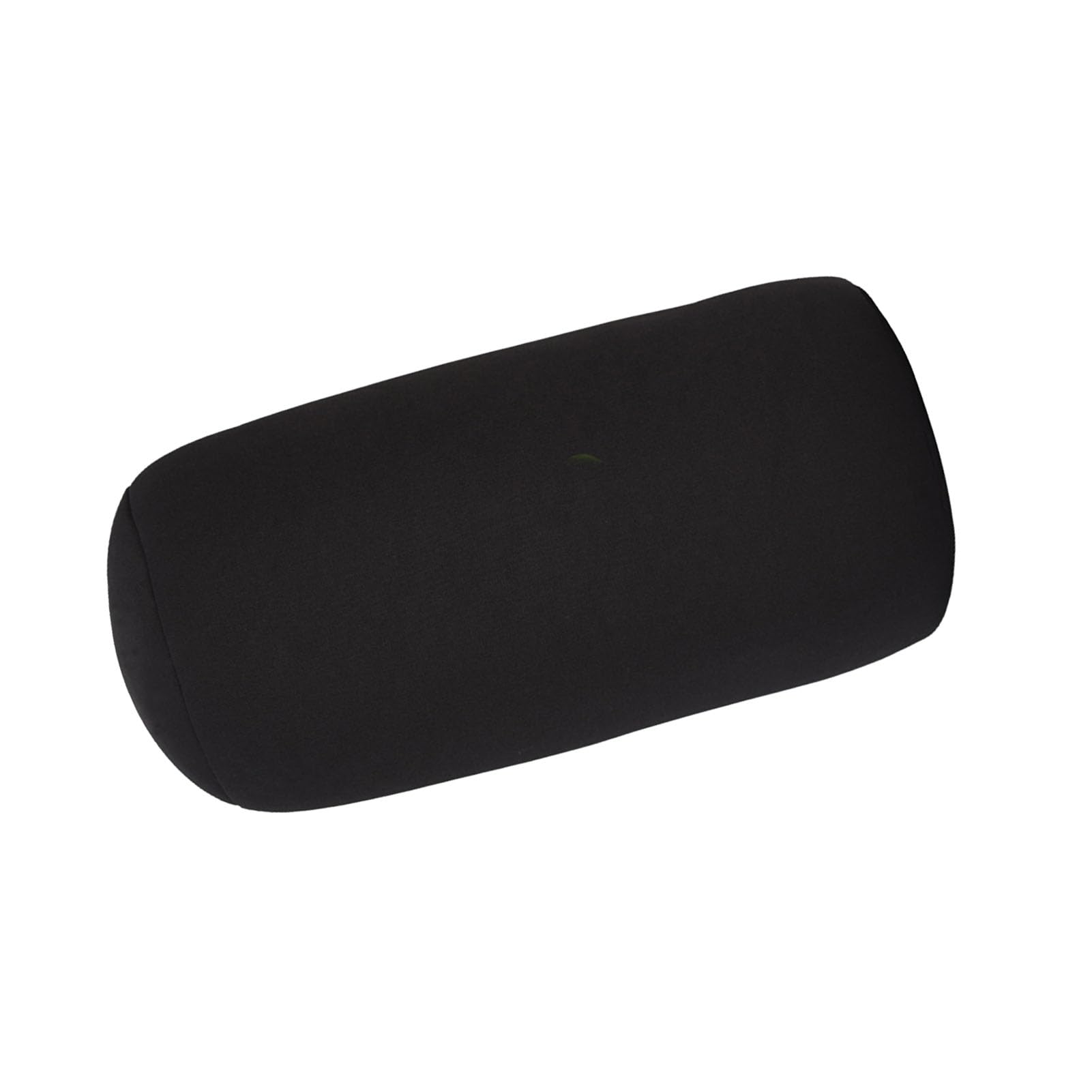 Jelquix Mini Microbead Back Cushion, Roll Pillow, Cute Appearance, Bright Colors, Support for Sleeping At Home and for Travel (Black)