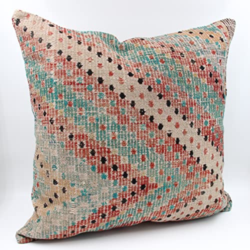 Oriental kilim pillow cover 24x24 inch Huge sitting