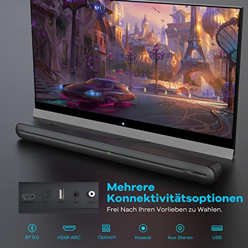 Heymell 150W Soundbar für TV Geräte Sehr klarer Sound ohne Rauschen – Bild 8