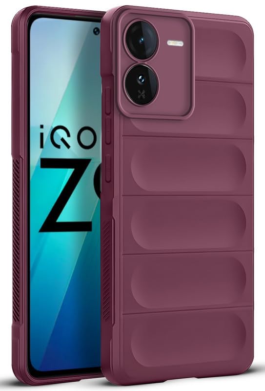 Mr. Case Liquid Silicone Case for iQOO Z9 5G | Comfort Grip Soft Touch Matte TPU | - Wine Red (B0CZNM7TJC) Amazon Price History, Amazon Price Tracker