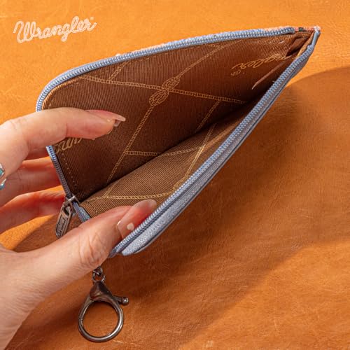 Image of Wrangler Western Card Wallet for Women Aztec Credit Card Holder for Women