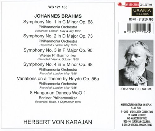 Image secondaire de Brahms : Intégrale des Symphonies dirigée par Karajan