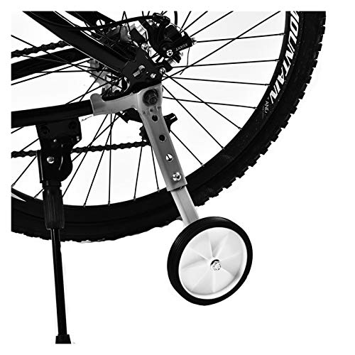Ruedas de entrenamiento para bicicleta de niños 16-22 pulgadas, estabilizadores universales en color plateado miniatura 3