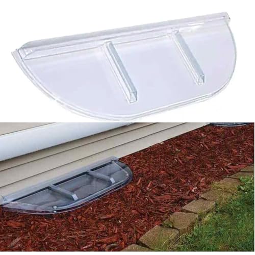 1 Pack Window Well Cover Straight Flat for Snow, Rain, 39 Inch Length x 13 Inch Depth x 2.5 Inch Height