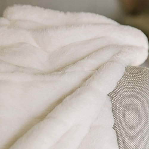 Miniatura 6 de Minky Designs - Manta de oso polar de visón  Manta ultrasuave de piel sintética para sofá, cama y hogar  esponjosa, cálida y lujosa  Colección Posh