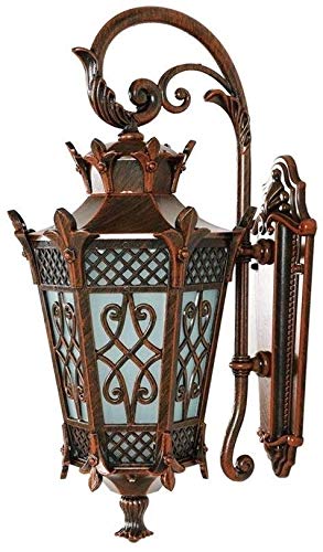Bronze Rot Traditionelle Retro Terrasse Wandlampe Balkon Korridor...
