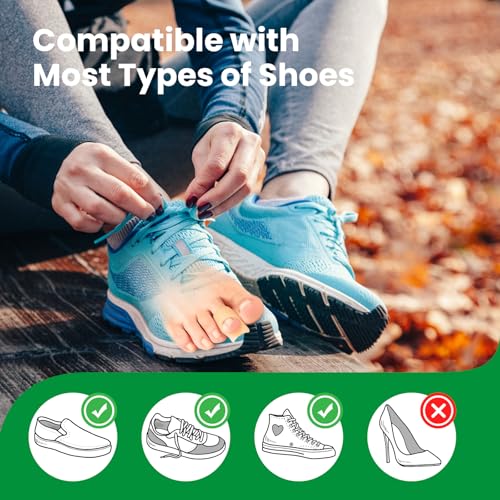 Bukihome Hammertoe Corrector - 6 Count Gel Toe Straighteners and 1 Count Broken Toe Wrap - Realign Bent, Curled, Crooked, Claw, Hammer Toes - Toe Corrector Splints for Men and Women, 4 Different Sizes