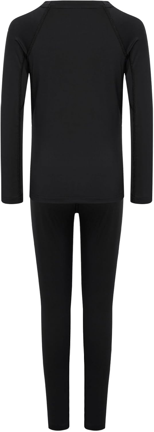 Kids Boys Base Layer Cold Weather Long Johns Shirts Set Athletic Thermals Top Leggings Hunting Gear