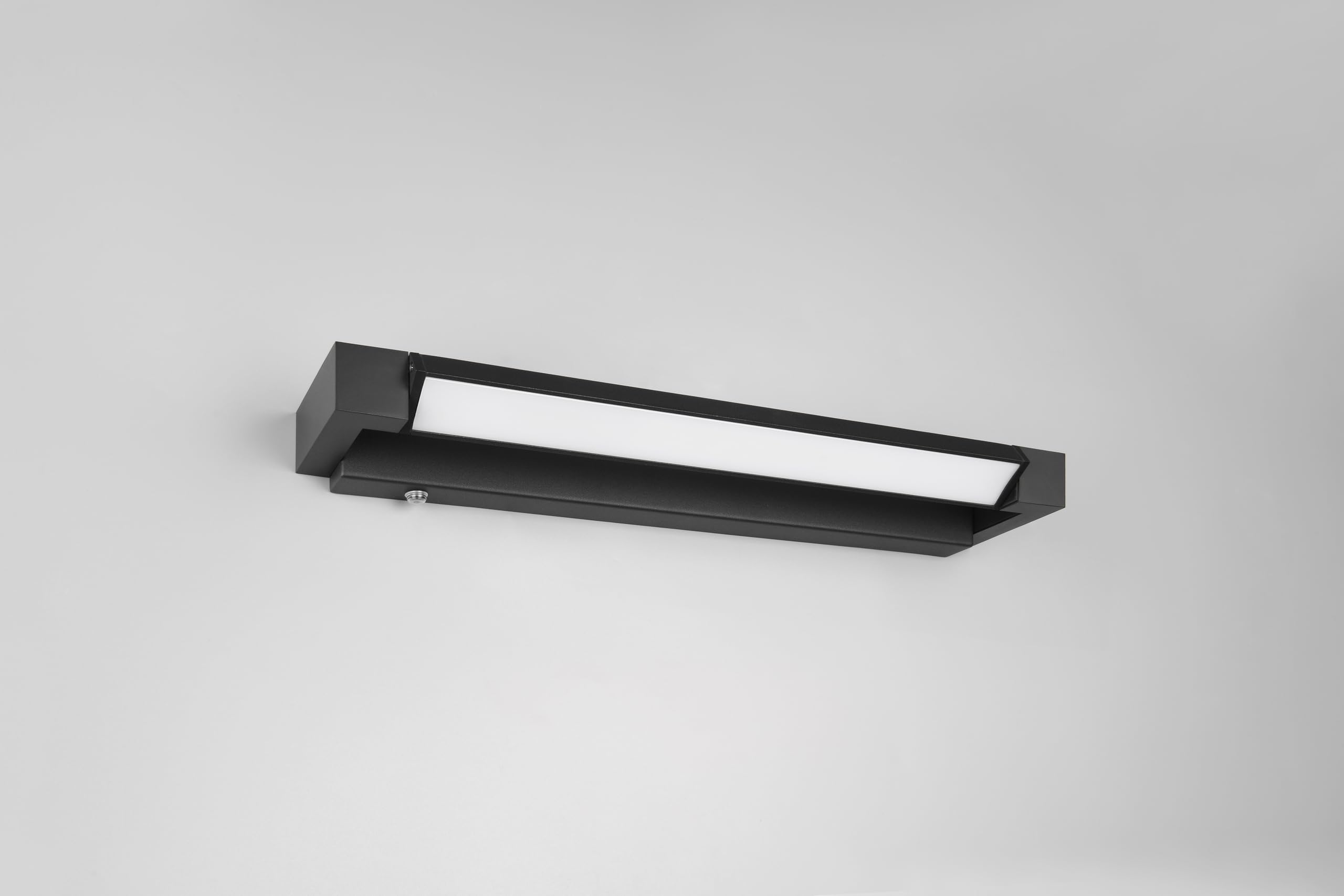Trio Leuchten FABRIZIO LED Applique de salle de bain 9W Aluminium Noir mat Dimmable Couleur réglable