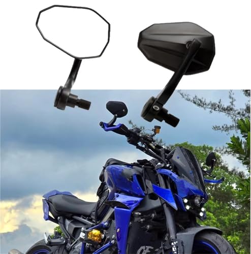 Espejo retrovisor lateral para manillar de motocicleta MT-07 MT-09 R6 R1 5