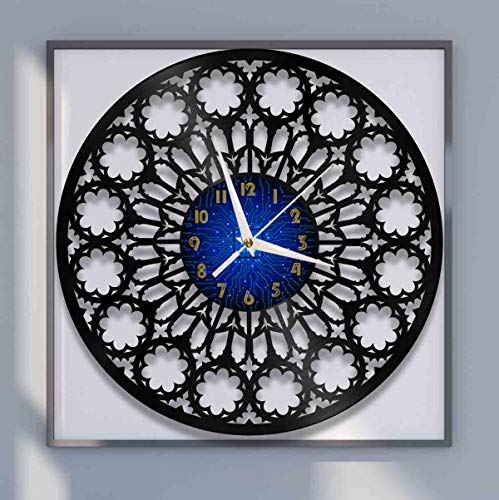Horloge murale vinyle 12 pouces VCS Wreath Elements cadeau idéal maison