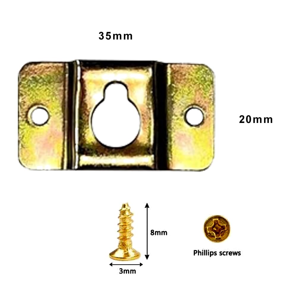 Picture / Photo Frame Hook (Key Hole Hook, 20, Count) — Amazon image 2