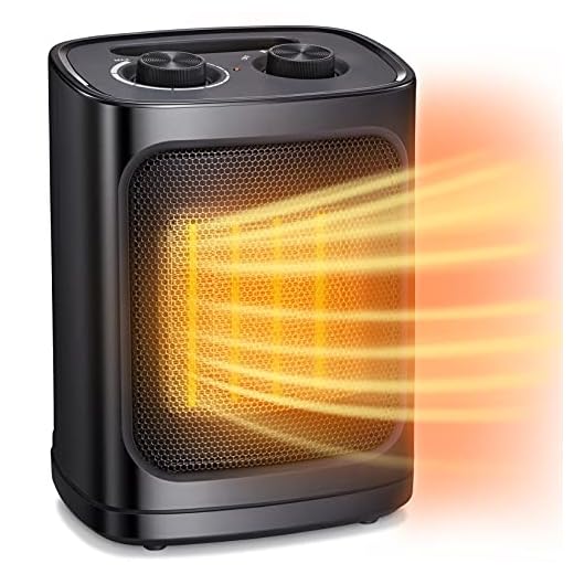 Antarctic Star Space Heater, Portable Electric Heater Ceramic Fan Small Mini Heaters Indoor Use ETL Certified 3 Modes Thermostat, Tip Overheat Protection Quiet Office Room Desk Home