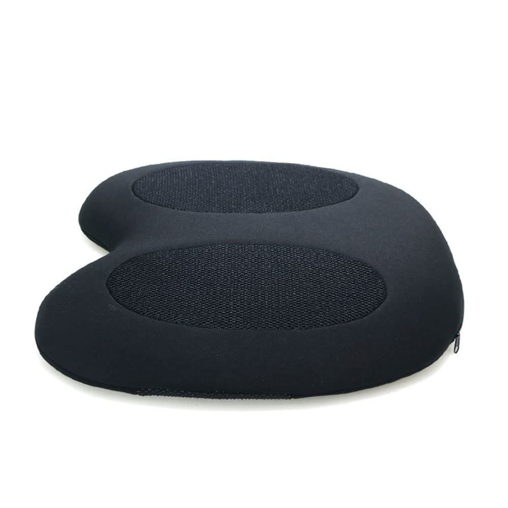 Cojín del asiento de espuma de memoria de gel: almohada de silla for la almohadilla de silla ortopédica de la ciática, la espalda y el tosco de la espalda for el dolor for soporte en la silla de