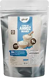Farinha de Arroz Branco Sem Gluten 1 Kg
