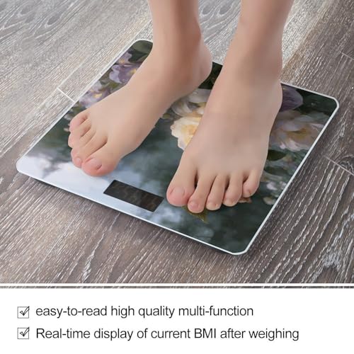 Báscula Digital Floral Fantasy para Baño con Pantalla LCD miniatura 5