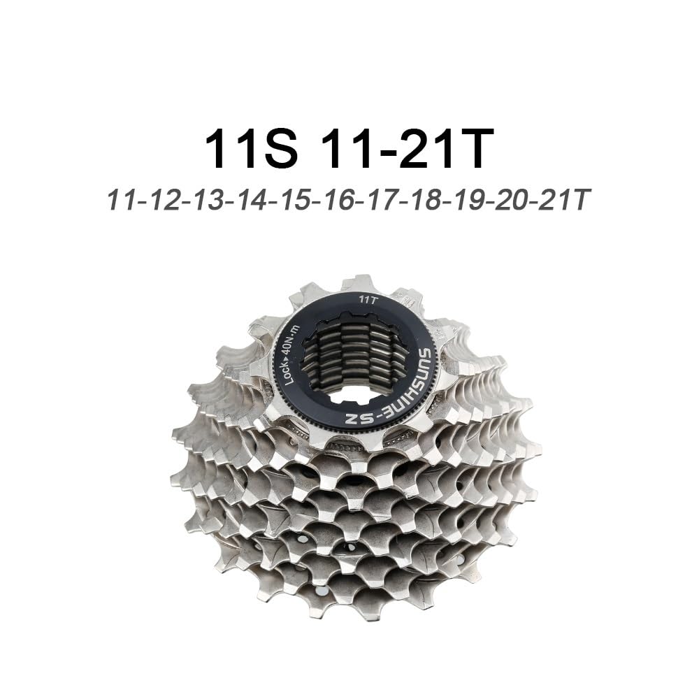 Kaseta Rowerowa Rower wyścigowy Wolnobieg 10 11 prędkości Velocidade 11-21T Kaseta rowerowa Zębatka Rowery szosowe Ratchet Speed Cassette(11S 21T)
