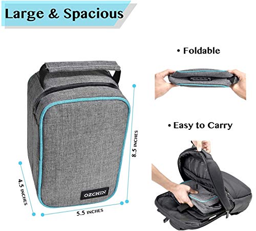 Image of OZCHIN Smell Proof Bag with Combination Lock File Organizer Case Container Medicine Odorless Storage Lock Box Great Gift for Friend