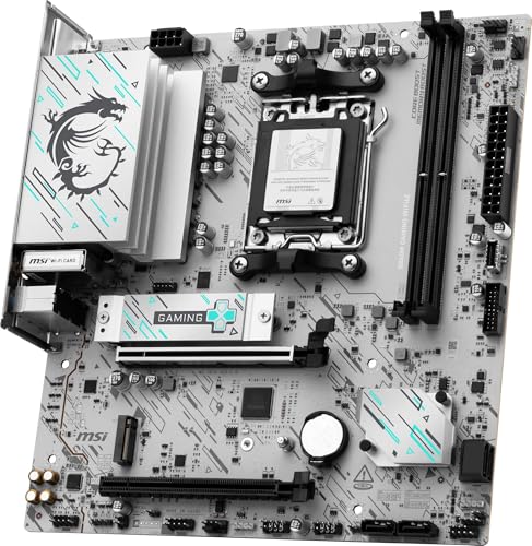 Image of MSI B840M Gaming WIFI6E Motherboard, mATX - Supports AMD Ryzen 9000 /8000 / 7000 Processors, AM5 - DDR5 Memory Boost 8000+ MT /s (OC), PCIe 4.0 x16, M.2 Gen4, Wi-Fi 6E, 2.5G LAN