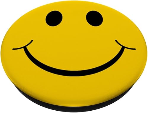 Miniatura 2 de Retro Classic 70's Yellow Smiley Emoji Happy Face - PopSockets Grip and Stand for Phones and Tablets