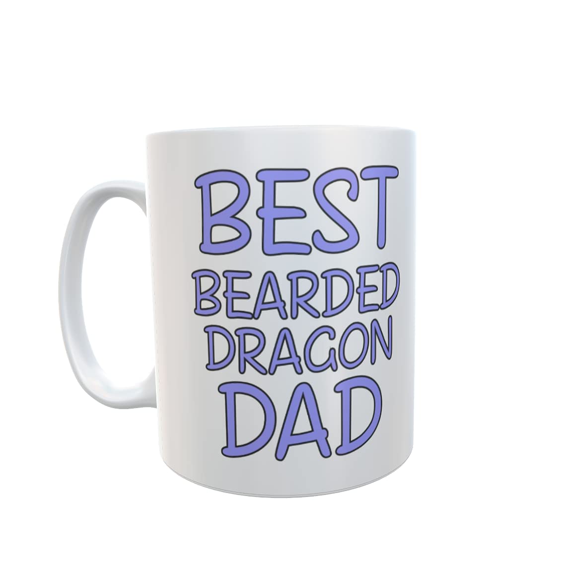 Decalarama Bearded Dragon Mug Gift - Best Dad - Nice Funny Novelty Pet Owner Daddy Cup Present