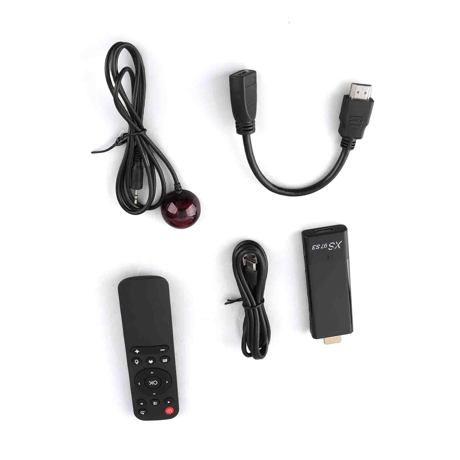 Chiavetta TV 4K Stick Lettore Multimediale in Streaming 4K Chiavetta TV HDR 2 GB RAM 8 GB ROM 10.0 con Telecomando per 10.0