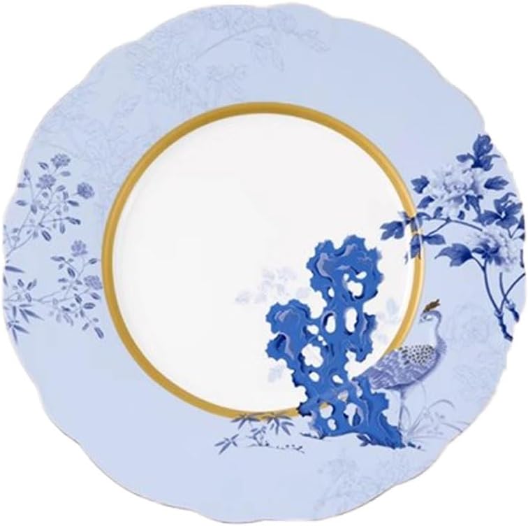 Plates Exquisite Ceramic Dinner Plates, High-Looking and Exquisite Afternoon Tea Sets, Tableware, Bowls and Plates Dinner Dinnerware,A-One Size