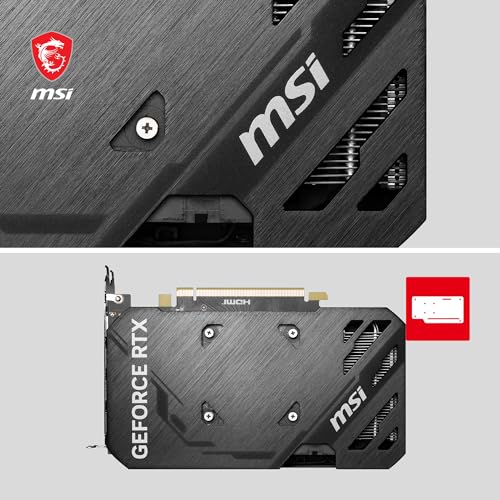 MSI GeForce RTX 4060 Ti Ventus 2X Black 8G OC Graphics Card -NVIDIA RTX 4060 Ti, 8GB GDDR6 Memory, 18Gbps, PCIe 4.0, DLSS3 - Image 6