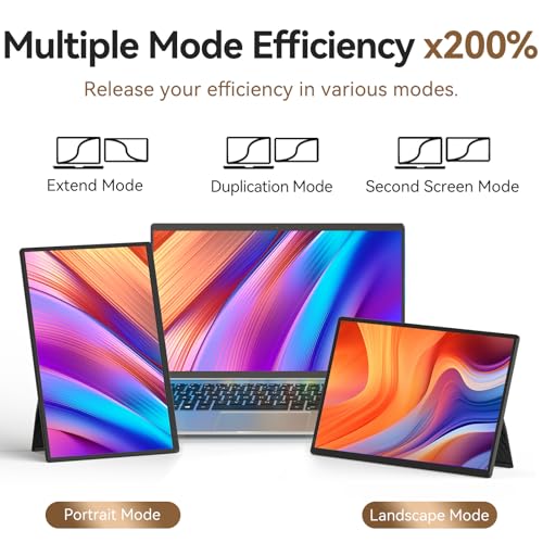 Image of 16 inch Laptop Screen Extender - 2.5K QHD Portable Laptop Monitor Extender IPS Screen 100% sRGB External Portable Display with Stand Travel Monitor for PC Windows MAC Switch Phone Xbox PS4 /5