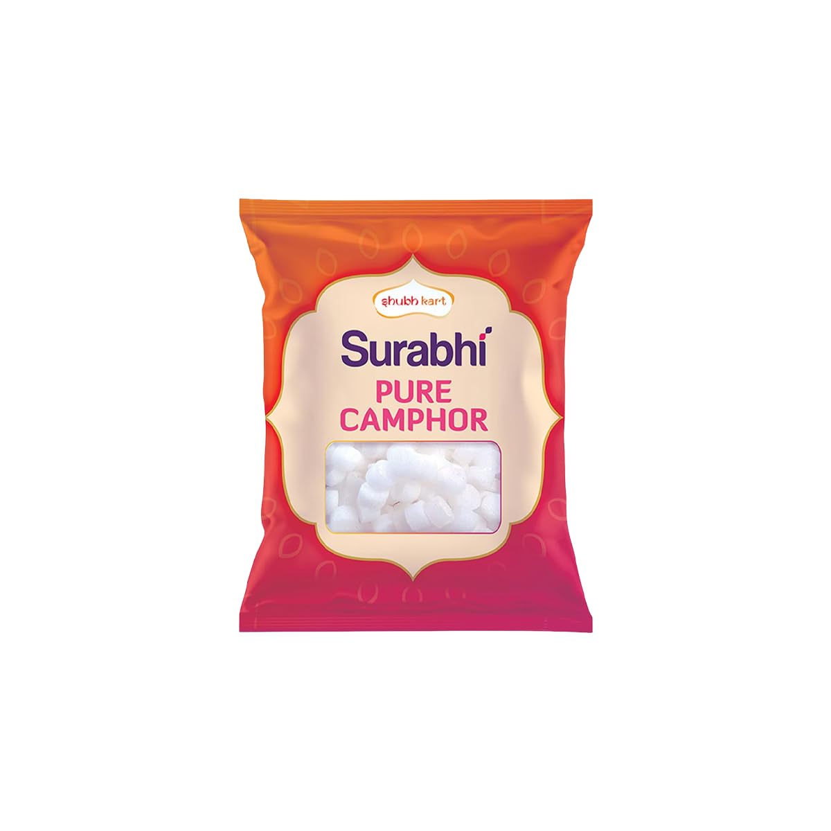Shubhkart Surabhi Pure Camphor Pouch for Puja, Meditation, Spirituality & Other Religious Rituals – 100g|Refreshing Fragrance| Aromatic Kapooram Tablets-image-9