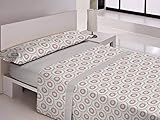 Incluye sábana bajera ajustable, sábana encimera y funda de almohada