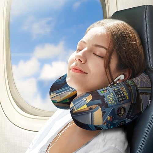 Almohada U cervical de espuma viscoelástica 30x25 cm miniatura 3