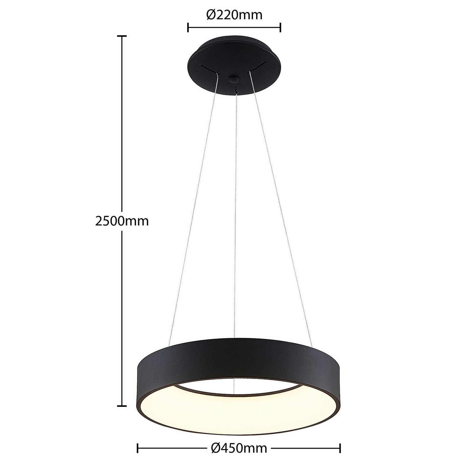 Arcchio LED 'Aleksi', styl nowoczesny, m. in. do kuchni, kolor czarny, metal