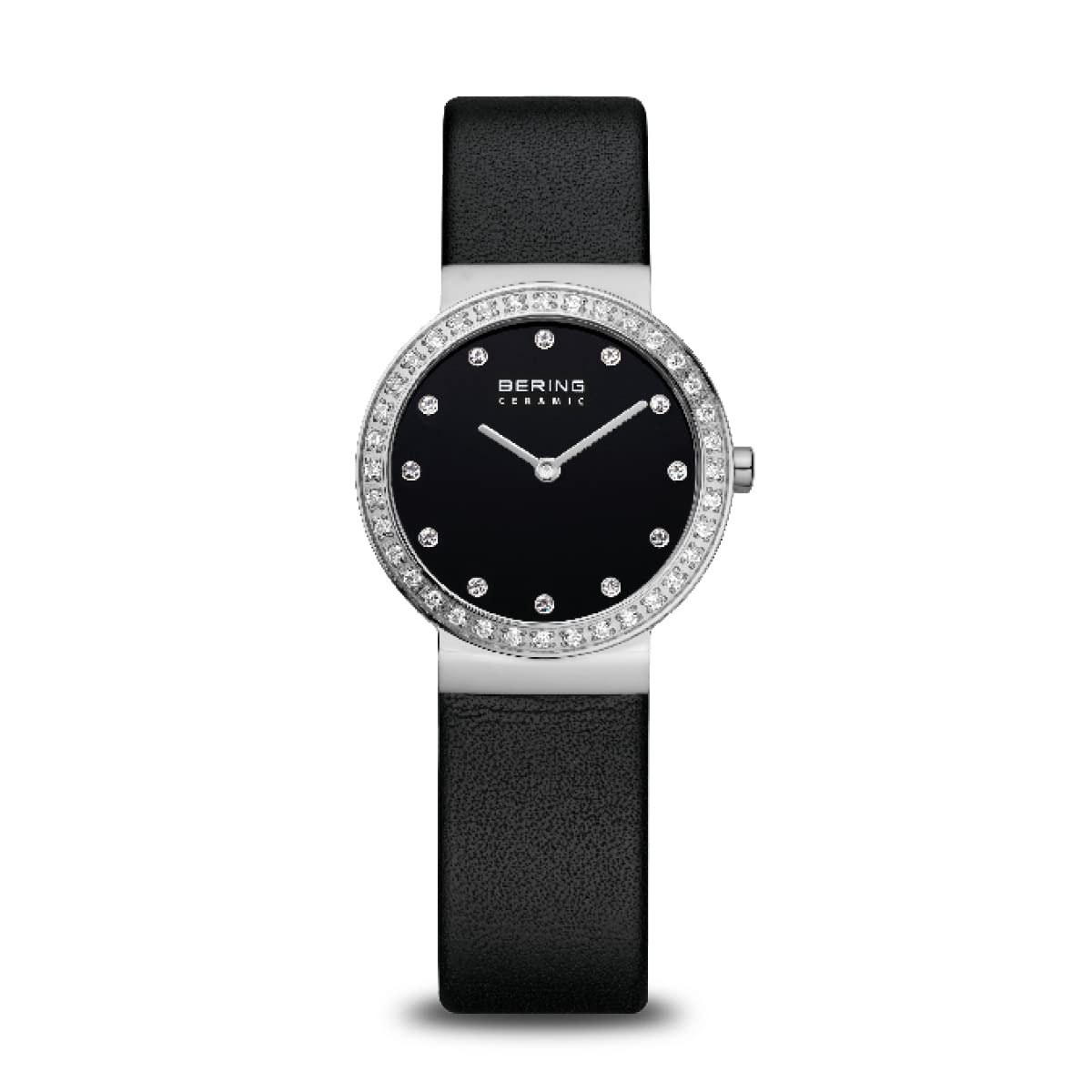 BERING Women Analogue Quartz Watch with Leather Strap 10729-443