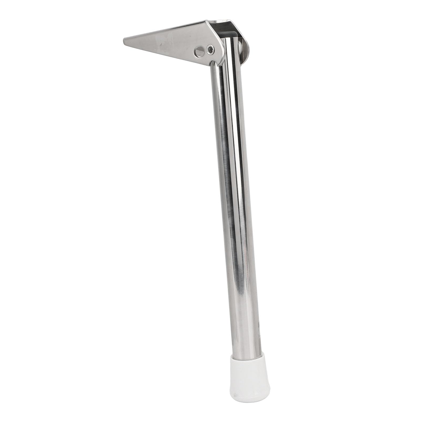 Fockety Gamba di supporto pieghevole a 90 gradi per barca, 33 cm, per barca, gambe regolabili in acciaio inox 304 con punte in gomma bianca, per uso marittimo