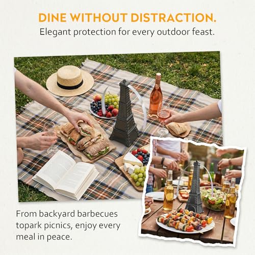 STUHAND Fly Fans for Tables, Retractable Fly Repellent Fan Keep Flies Away, Battery Powere - image 5